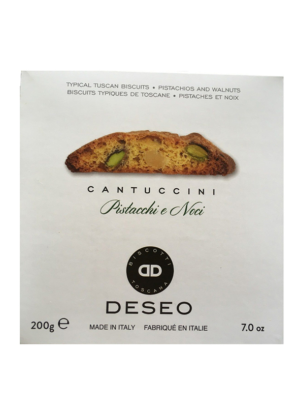 

Deseo Cantuccini Walnut-Pistachio Biscuit Box, 200g