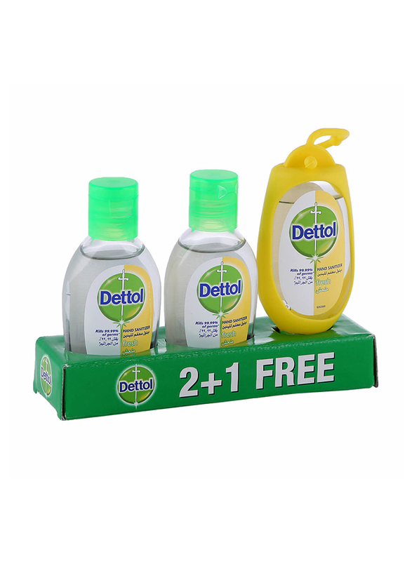 

Dettol Hand Fresh Sanitizer, 3 x 50ml