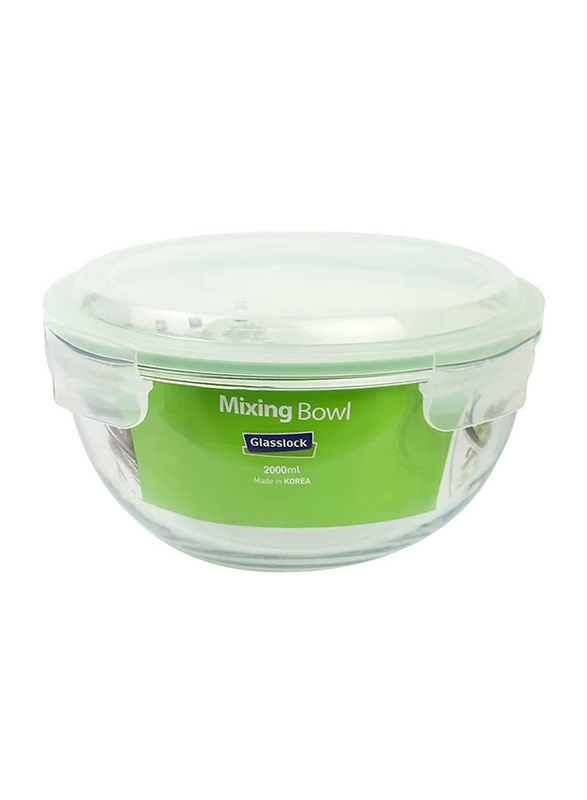 

Glasslock Glass Mixing Bowl, 2000ml, Clear