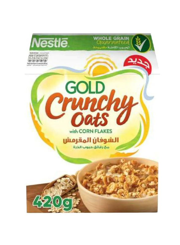 

Nestle Gold Crunchy Oats with Cornflakes, 420g