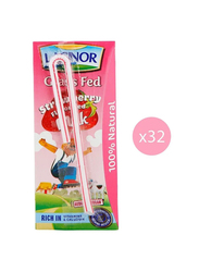 Lacnor Strawberry Milk - 32 x 180ml