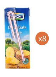 Lacnor Essentials Pineapple Juice - 8 x 180ml