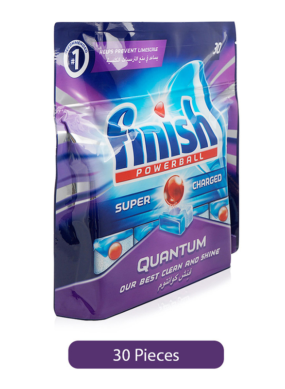 

Finish Quantum Dishwasher Detergent Tablets, 30 Tablets