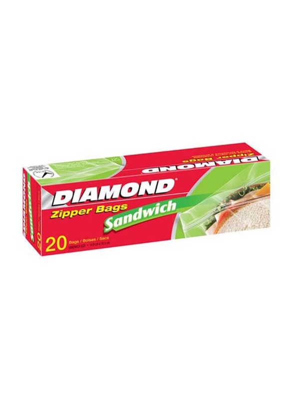 

Diamond Sandwich Zipper Bag, 20 Pieces