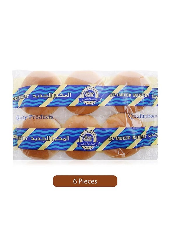 

Al Jadeed Hamburger Plain Bun, 6 Pieces