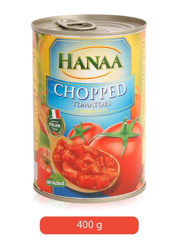 

Hanaa Chopped Tomatoes in Tomato Juice, 400g