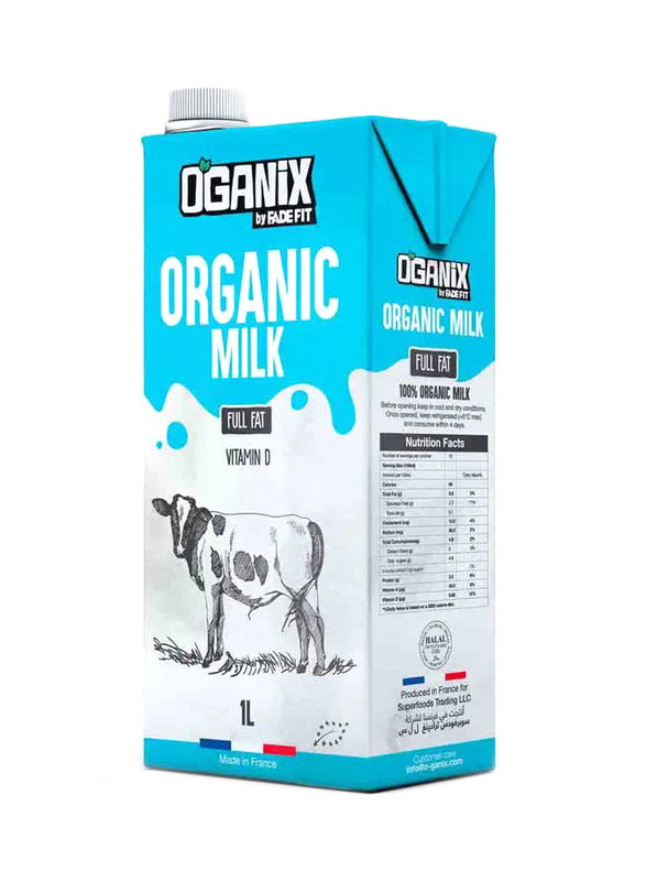 

Oganix Full Fat Organic Milk with Vitamin D - 1 Liters