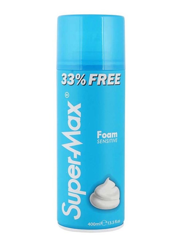 

Super Max Sensitive Shaving Foam, 400ml