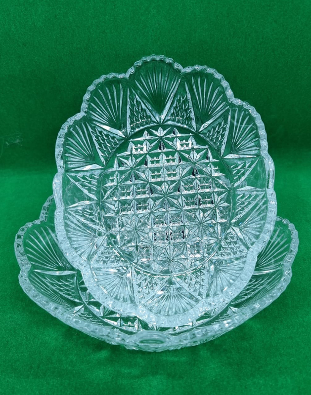 

Sachi 2-Piece Carat Glass Bowl Set, Clear
