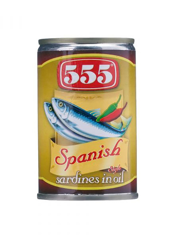 

555 Sardines In Oil Spanish Style, 155gm