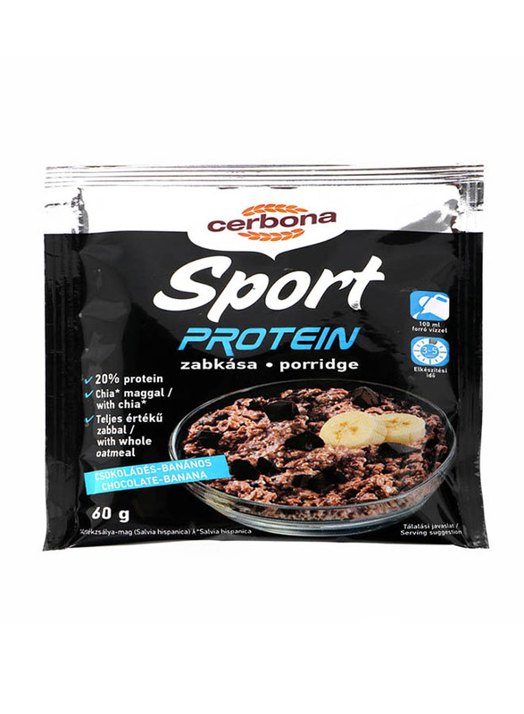 

Cerbona Porridge with Protein Chocolate Banana, 60g