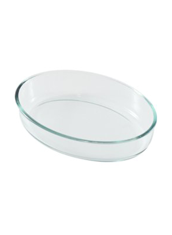 

Home Maker 2.4L Ahm Glass Oval Baking Dish, Clear