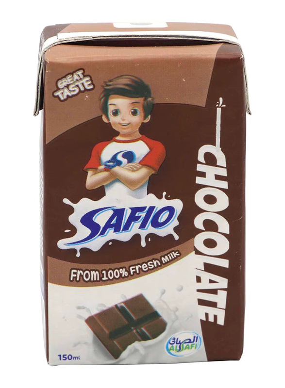 

Al Safi Safio Uht Chocolate Milk, 18 x 150ml