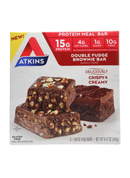 Atkins Brownie Fudge Bar, 5 Bars x 48g