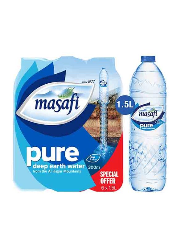 Masafi Water, 6 Bottle x 1.5 Litres