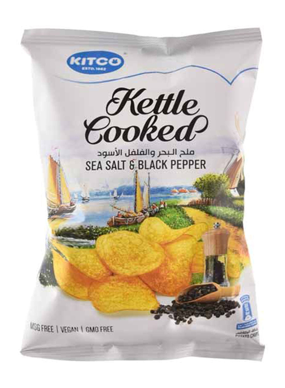 

Kitco Kettle Cooked Sea Salt & Black Pepper Crisps, 40g