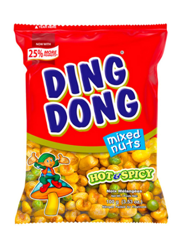 

Ding Dong Super Mix Hot & Spicy Nuts, 100g