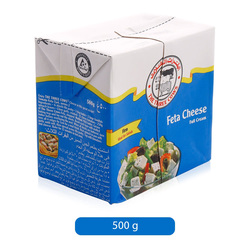 The Three Cows Full Cream Feta Cheese, 500 g