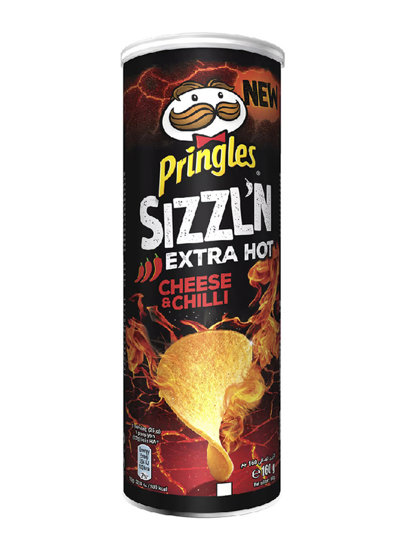 

Pringles Sizzl'n Cheese & Chilli Potato Chips, 160g