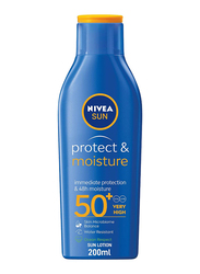 Nivea Sun Protect & Moisture Body Lotion, SPF 50+, 24 x 200ml