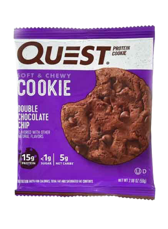 

Quest Double Chocolate Chip Protein Cookies, 59g