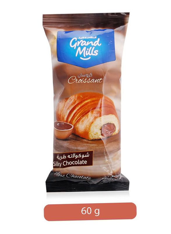 Grand Mills Silky Chocolate Croissant, 60g