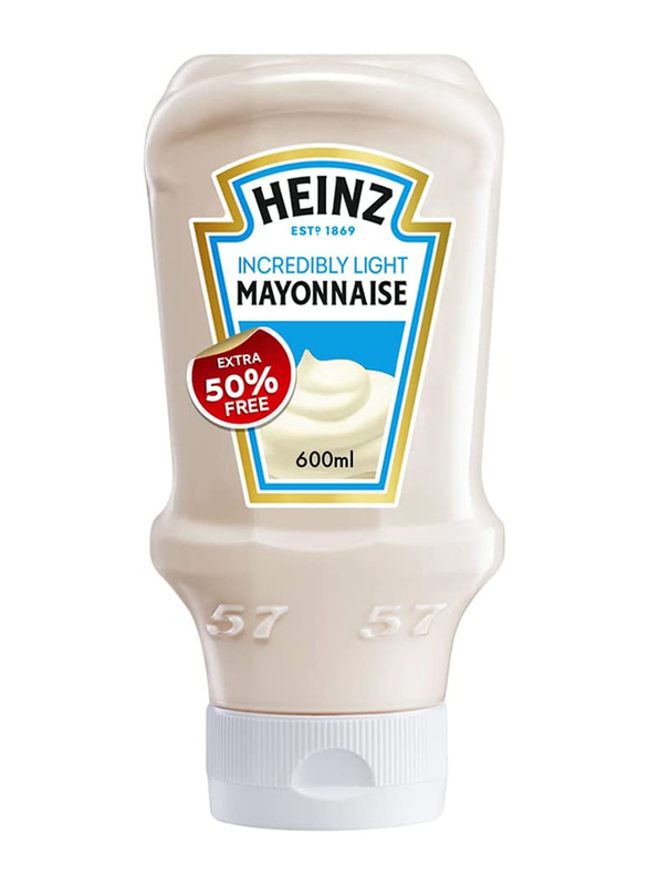 

Heinz EST 1869 Incredibly Light Mayonnaise, 600ml