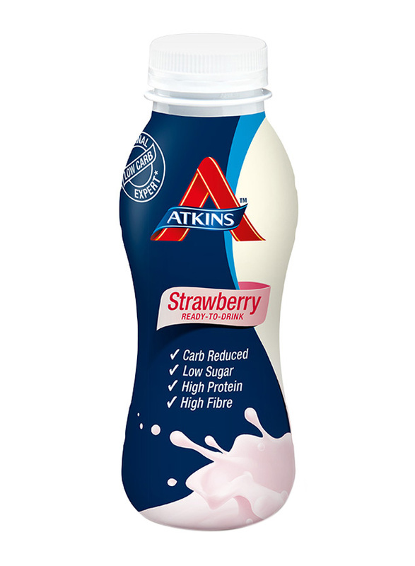 

Atkins Strawberry Shake Liquid Milk Drink, 330ml