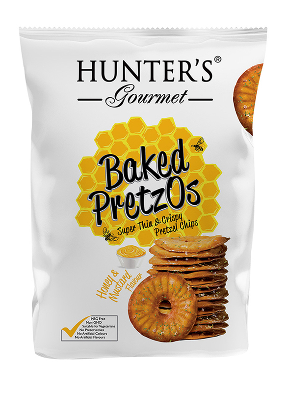 

Hunter's Gourmet Honey Mustard Flavoured Baked Pretzos, 160g