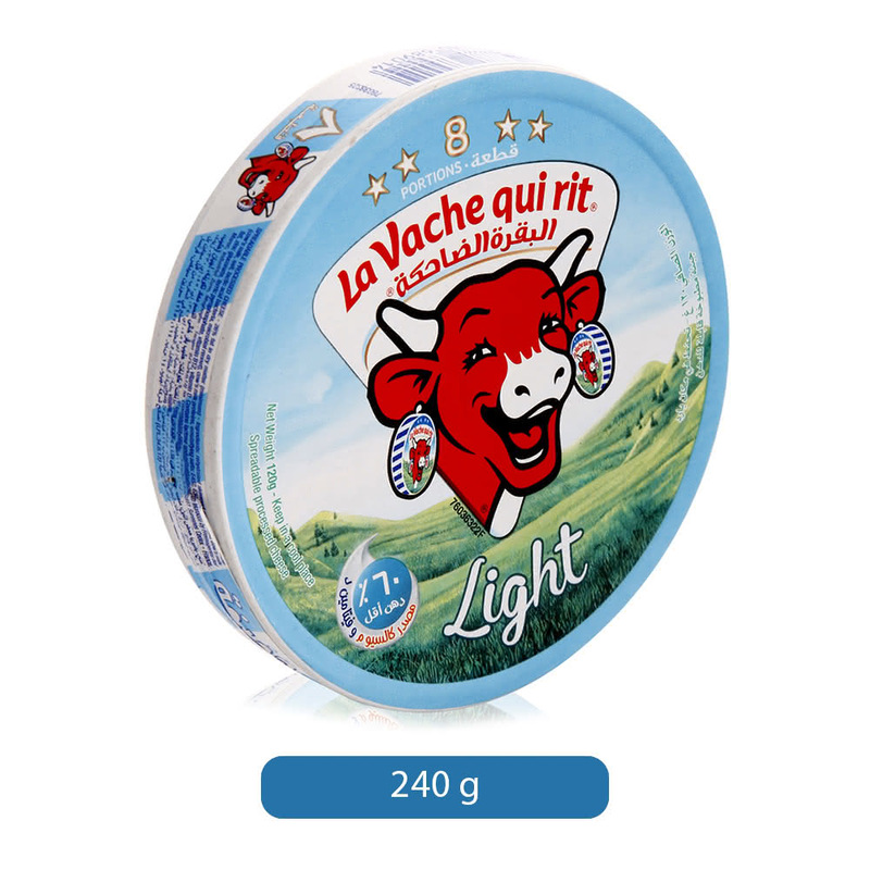 La Vache Qui Rit Light Spreadable Processed Cheese 240 Grams Dubaistore Com Dubai