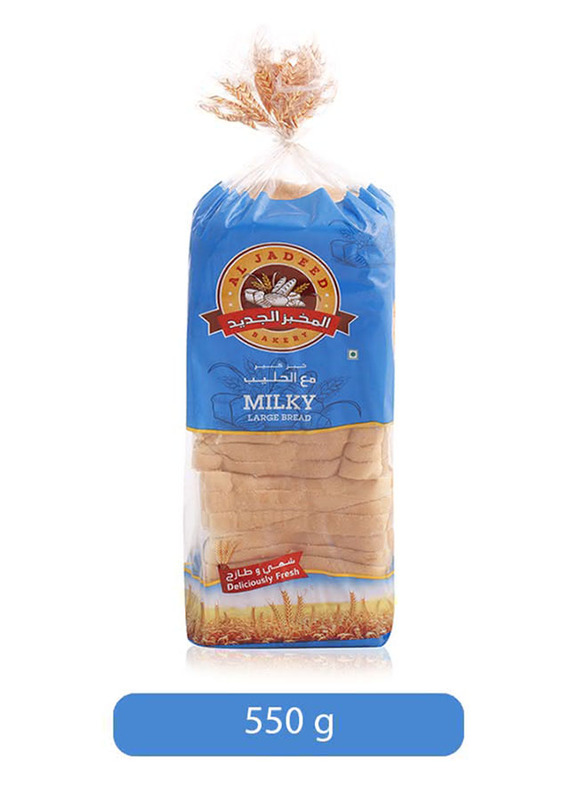 

Al Jadeed Milky Bread, Large, 550g