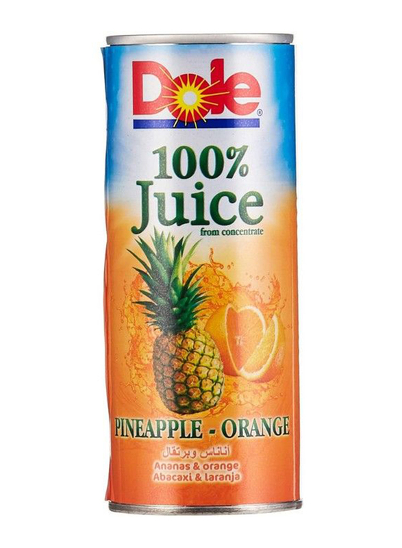

Dole Pineapple & Orange Juice, 4 x 250ml