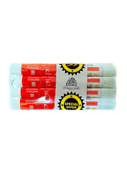 Our Choice Heavy Duty Garbage Bags, 54 x 60cm x 4 Pieces, 120 Bags x 10 Gallons