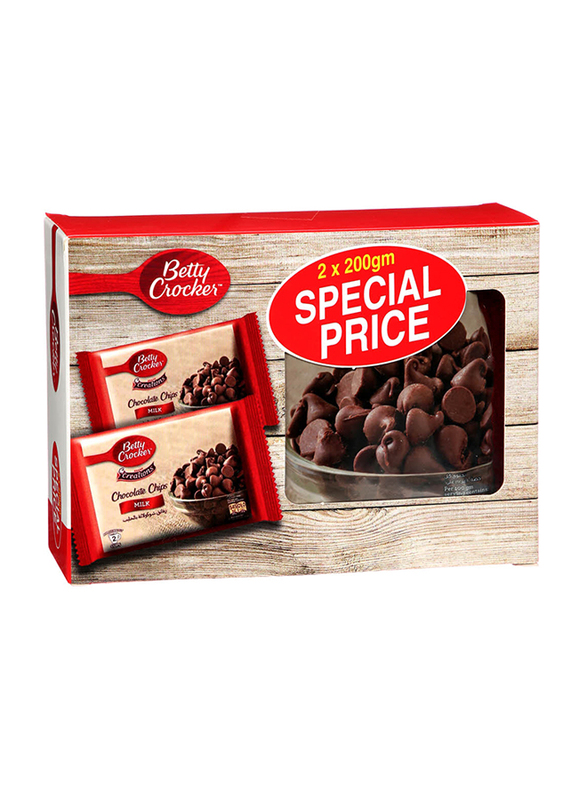 

Betty Crocker Milk Choco Chips, 2 x 200g