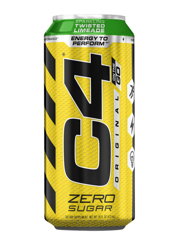 

Cellucor C4 Original On The Go, Twisted Limeade Energizing Drink, 12 x 473ml
