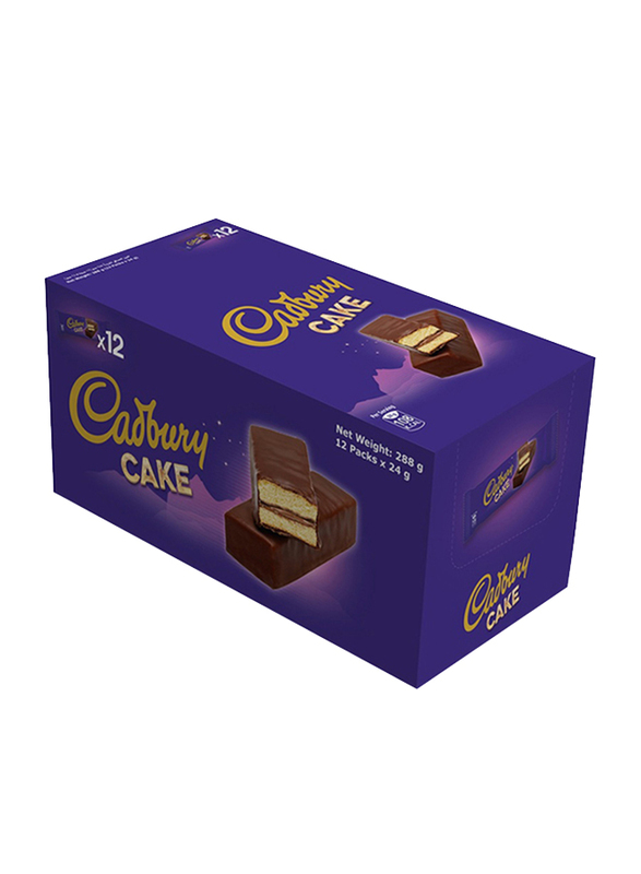 

Cadbury Cake with Cocoa Filling, 12 Pieces x 24g