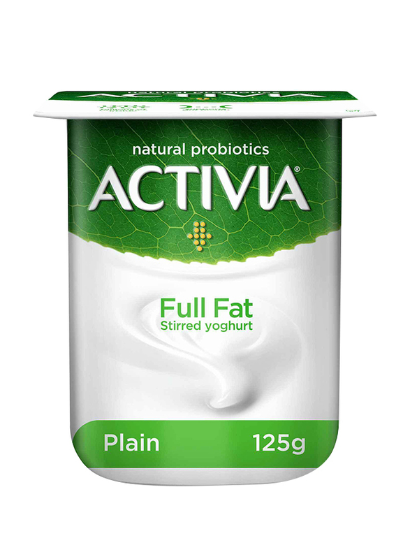 

Activia Full Fat Stirred Plain Yoghurt, 8 Pieces x 125g