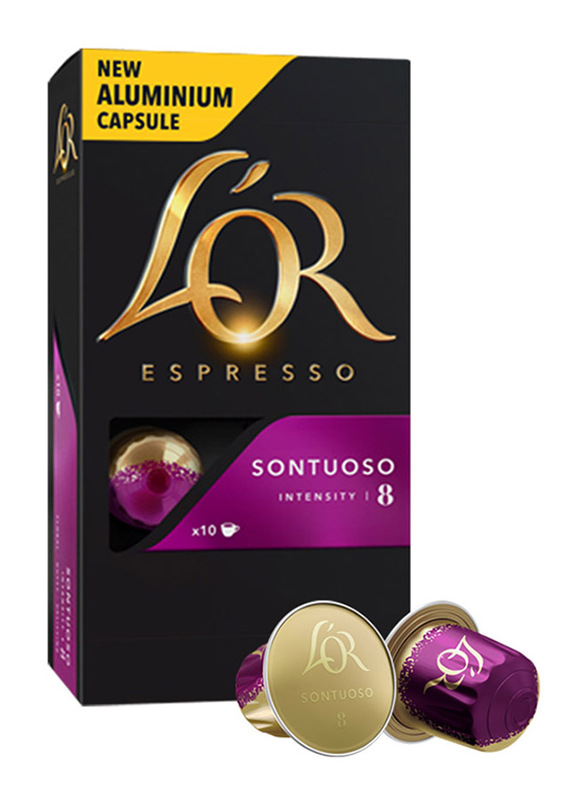 

Lor L'Or Sontuoso Intensity 8 Coffee Capsules, 10 Capsules x 52g