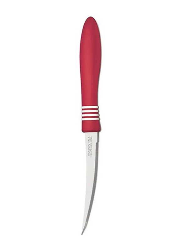 

Tramontina 2-Piece Stainless Steel Cor & Cor Tomato Knife, Multicolour