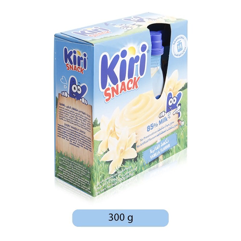 

Kiri Dairy Vanilla Flavor Dessert Snack Cream, 4 x 75 g