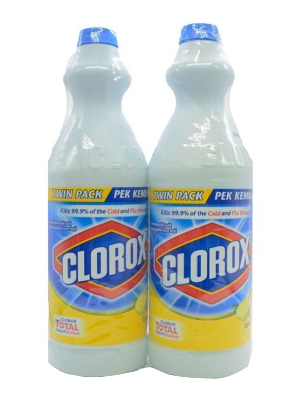 

Clorox Lemon Bleach Twin Pack, 2 x 1 Liters
