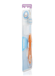 Pierrot Toothbrush for Sensitive Teeth, Clear/Orange, Extra Soft