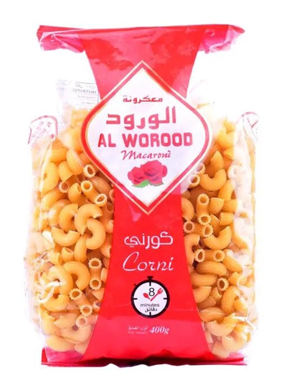 

Al Worood Macaroni Corni, 400gm