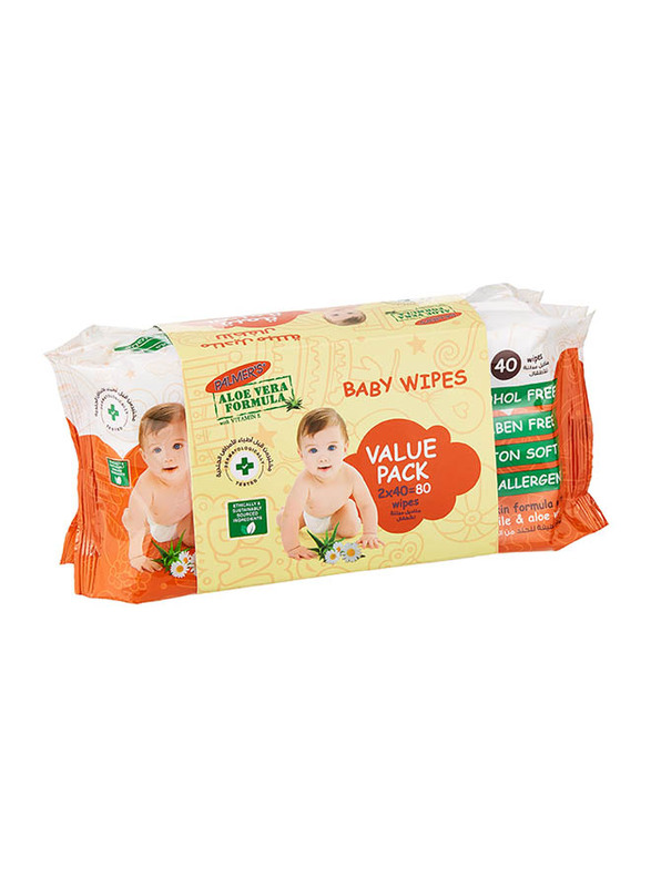 

Palmers 2 Packs 40-Sheet Baby Wipes