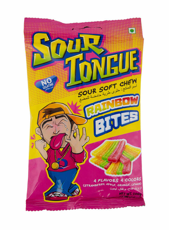 

General Candy Sour Tongue Rainbow Candies, 100g
