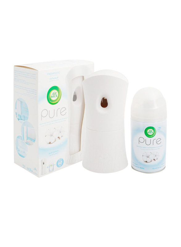 Air Wick Pure Soft Cotton Freshmatic Auto Spray Air Freshener, 1 Piece, 250ml