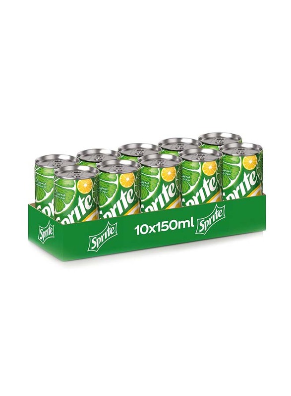 

Sprite Regular Soft Drink, 10 Can x 150ml