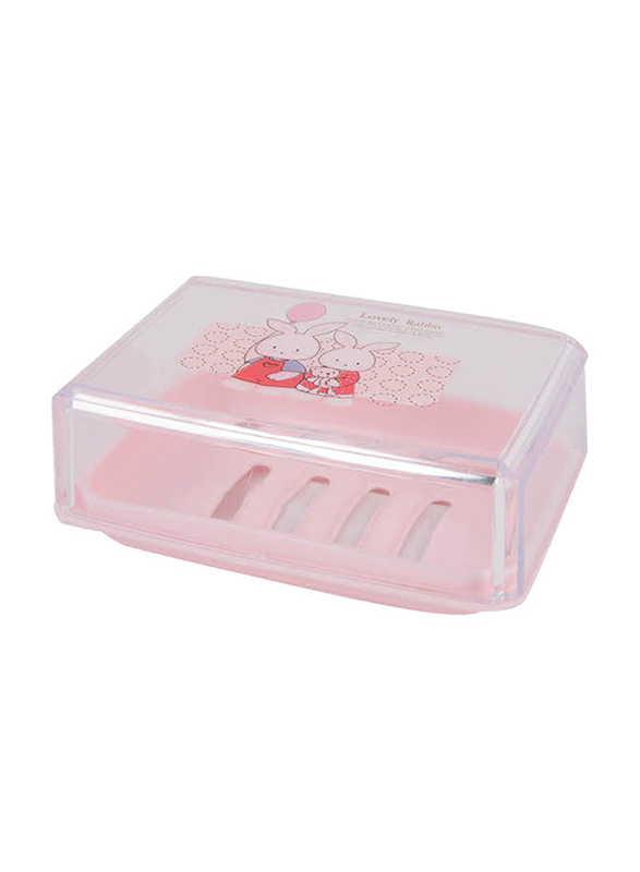 

Sirocco Soap Box, Pink/Clear