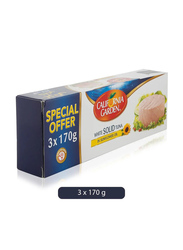 California Garden White Solid Tuna in Sunflower Oil - 3 x 170g