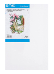 Maxi Stretched Canvas Board, 380 GSM, 20 x 30cm, White